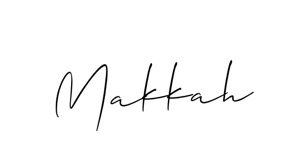 if you are searching for the best signature style for your name Makkah. so please give up your signature search. here we have designed multiple signature styles  using Allison_Script. Makkah signature style 2 images and pictures png
