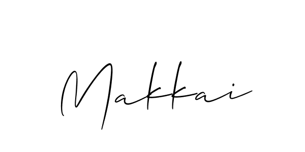 How to Draw Makkai signature style? Allison_Script is a latest design signature styles for name Makkai. Makkai signature style 2 images and pictures png