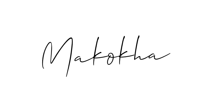 Makokha stylish signature style. Best Handwritten Sign (Allison_Script) for my name. Handwritten Signature Collection Ideas for my name Makokha. Makokha signature style 2 images and pictures png