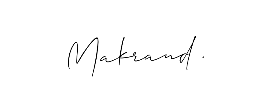 Makrand . stylish signature style. Best Handwritten Sign (Allison_Script) for my name. Handwritten Signature Collection Ideas for my name Makrand .. Makrand . signature style 2 images and pictures png