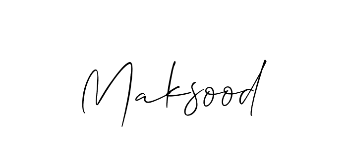 Make a short Maksood signature style. Manage your documents anywhere anytime using Allison_Script. Create and add eSignatures, submit forms, share and send files easily. Maksood signature style 2 images and pictures png