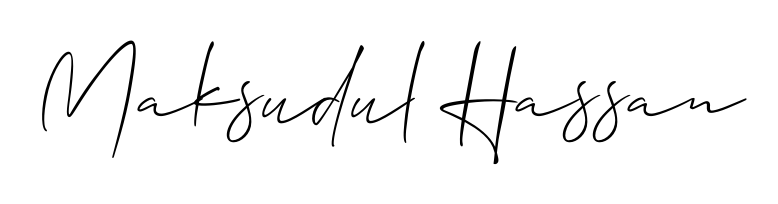 Enhance your business communications with Maksudul Hassan signature in Allison_Script lettering. Clean, modern, and universally compatible. Maksudul Hassan signature style 2 images and pictures png