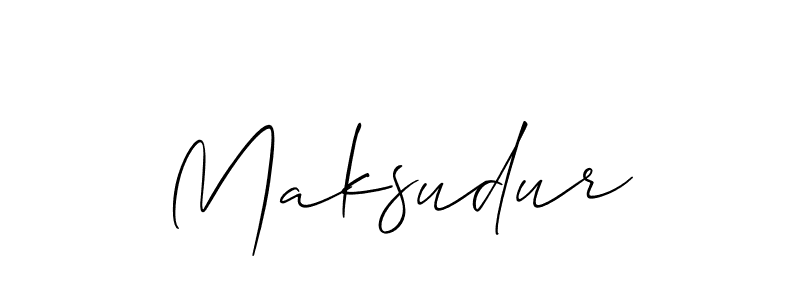 Maksudur stylish signature style. Best Handwritten Sign (Allison_Script) for my name. Handwritten Signature Collection Ideas for my name Maksudur. Maksudur signature style 2 images and pictures png