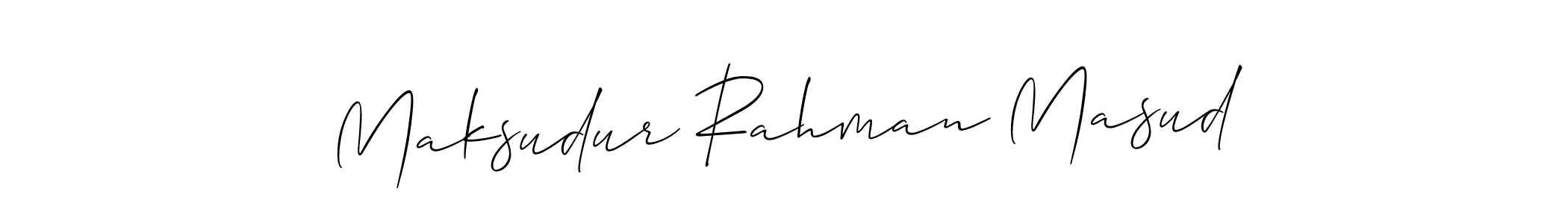Also You can easily find your signature by using the search form. We will create Maksudur Rahman Masud name handwritten signature images for you free of cost using Allison_Script sign style. Maksudur Rahman Masud signature style 2 images and pictures png