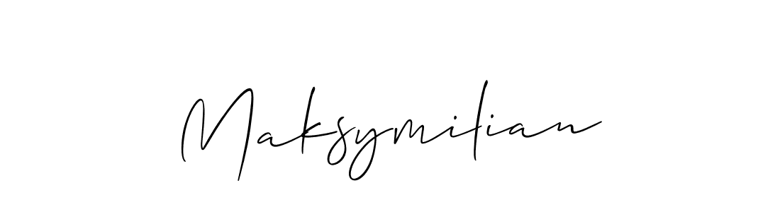 How to make Maksymilian name signature. Use Allison_Script style for creating short signs online. This is the latest handwritten sign. Maksymilian signature style 2 images and pictures png