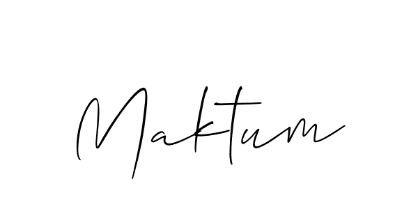 How to make Maktum name signature. Use Allison_Script style for creating short signs online. This is the latest handwritten sign. Maktum signature style 2 images and pictures png