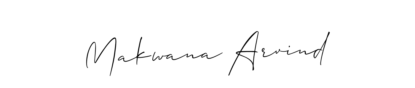 You should practise on your own different ways (Allison_Script) to write your name (Makwana Arvind) in signature. don't let someone else do it for you. Makwana Arvind signature style 2 images and pictures png