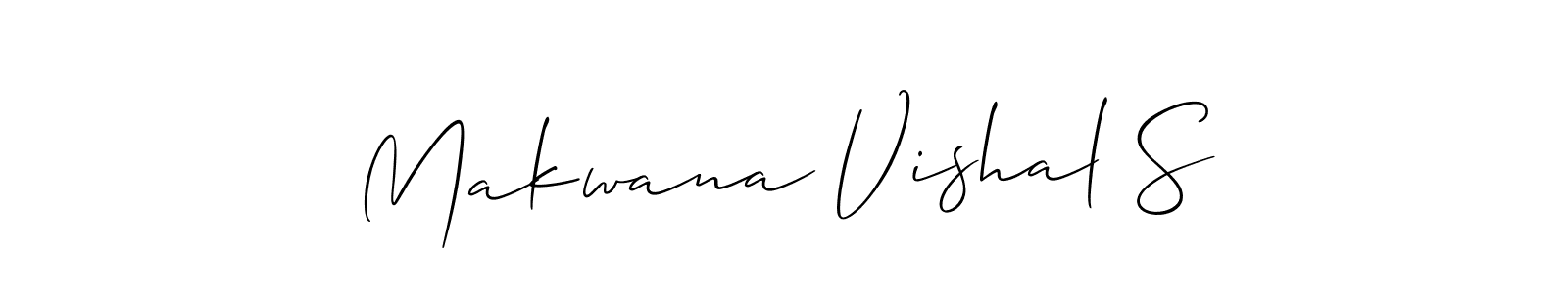 Make a beautiful signature design for name Makwana Vishal S. Use this online signature maker to create a handwritten signature for free. Makwana Vishal S signature style 2 images and pictures png