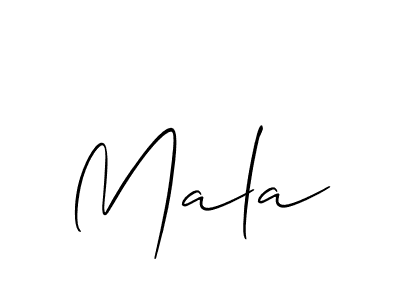 Best and Professional Signature Style for Mala. Allison_Script Best Signature Style Collection. Mala signature style 2 images and pictures png