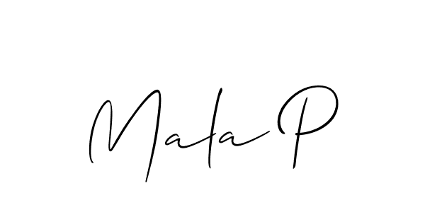 Once you've used our free online signature maker to create your best signature Allison_Script style, it's time to enjoy all of the benefits that Mala P name signing documents. Mala P signature style 2 images and pictures png