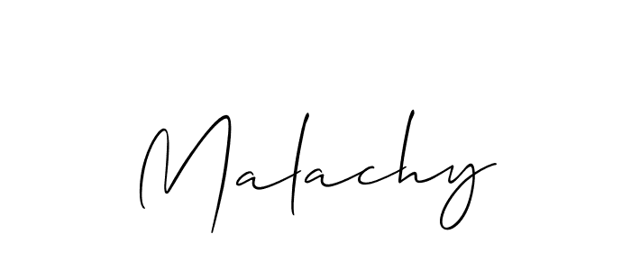 Create a beautiful signature design for name Malachy. With this signature (Allison_Script) fonts, you can make a handwritten signature for free. Malachy signature style 2 images and pictures png