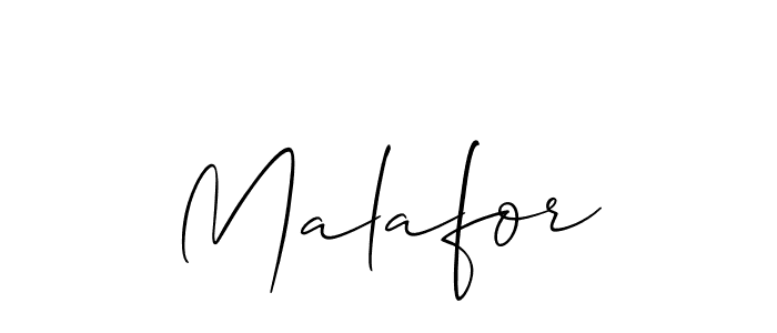 You should practise on your own different ways (Allison_Script) to write your name (Malafor) in signature. don't let someone else do it for you. Malafor signature style 2 images and pictures png