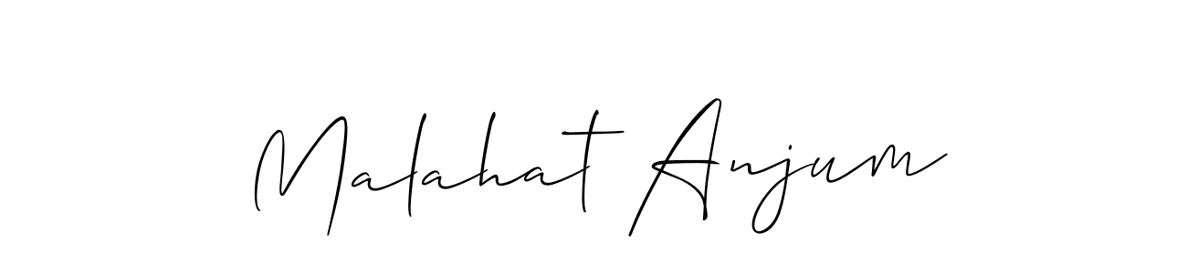 Make a beautiful signature design for name Malahat Anjum. Use this online signature maker to create a handwritten signature for free. Malahat Anjum signature style 2 images and pictures png