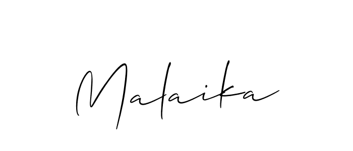 Make a short Malaika signature style. Manage your documents anywhere anytime using Allison_Script. Create and add eSignatures, submit forms, share and send files easily. Malaika signature style 2 images and pictures png