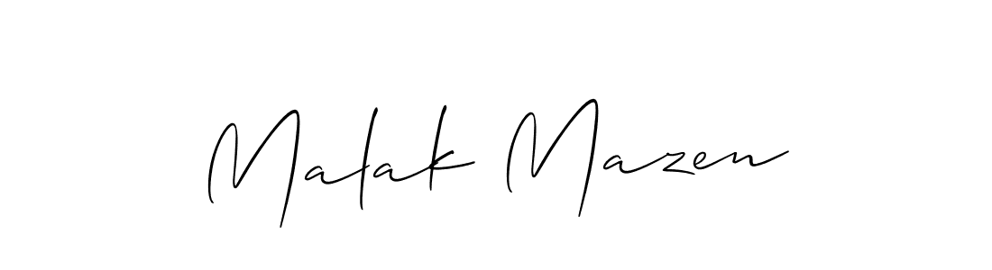 Make a beautiful signature design for name Malak Mazen. Use this online signature maker to create a handwritten signature for free. Malak Mazen signature style 2 images and pictures png