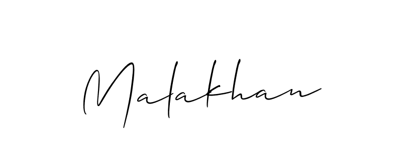 How to make Malakhan name signature. Use Allison_Script style for creating short signs online. This is the latest handwritten sign. Malakhan signature style 2 images and pictures png
