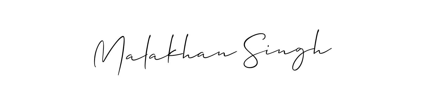 This is the best signature style for the Malakhan Singh name. Also you like these signature font (Allison_Script). Mix name signature. Malakhan Singh signature style 2 images and pictures png