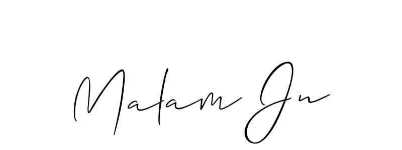 How to Draw Malam Jn signature style? Allison_Script is a latest design signature styles for name Malam Jn. Malam Jn signature style 2 images and pictures png