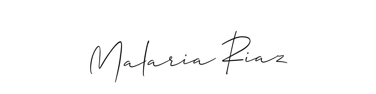 Make a short Malaria Riaz signature style. Manage your documents anywhere anytime using Allison_Script. Create and add eSignatures, submit forms, share and send files easily. Malaria Riaz signature style 2 images and pictures png