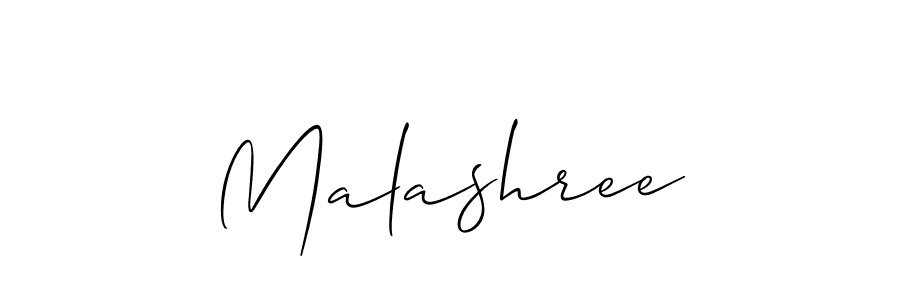 Also You can easily find your signature by using the search form. We will create Malashree name handwritten signature images for you free of cost using Allison_Script sign style. Malashree signature style 2 images and pictures png