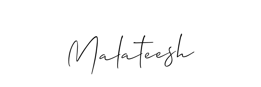 Make a beautiful signature design for name Malateesh. With this signature (Allison_Script) style, you can create a handwritten signature for free. Malateesh signature style 2 images and pictures png