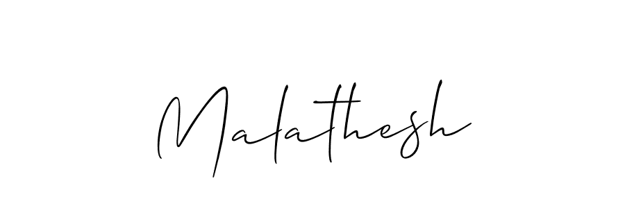 Create a beautiful signature design for name Malathesh. With this signature (Allison_Script) fonts, you can make a handwritten signature for free. Malathesh signature style 2 images and pictures png