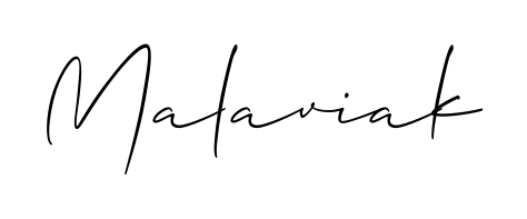 Similarly Allison_Script is the best handwritten signature design. Signature creator online. You can use it as an online autograph creator for name Malaviak. Malaviak signature style 2 images and pictures png
