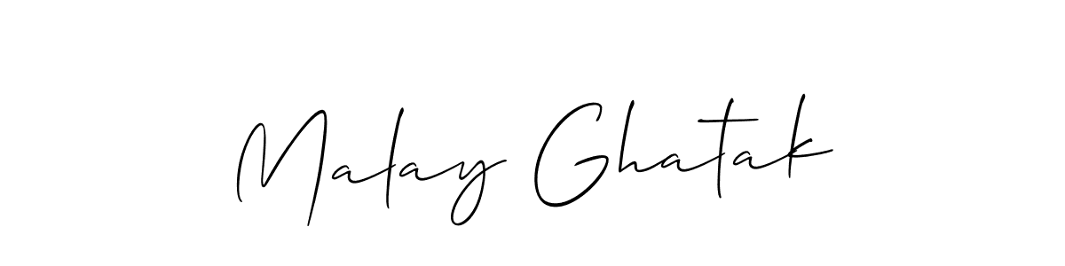 Make a short Malay Ghatak signature style. Manage your documents anywhere anytime using Allison_Script. Create and add eSignatures, submit forms, share and send files easily. Malay Ghatak signature style 2 images and pictures png