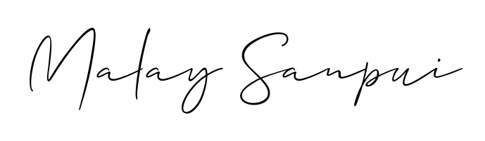 Allison_Script is a professional signature style that is perfect for those who want to add a touch of class to their signature. Get Malay Sanpui name fancy signature for free. Malay Sanpui signature style 2 images and pictures png