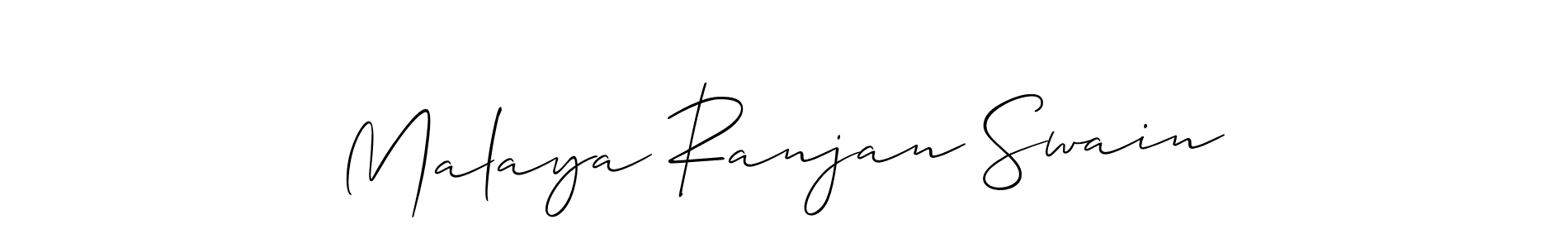 Make a short Malaya Ranjan Swain signature style. Manage your documents anywhere anytime using Allison_Script. Create and add eSignatures, submit forms, share and send files easily. Malaya Ranjan Swain signature style 2 images and pictures png
