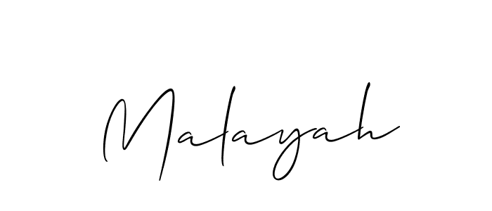 Malayah stylish signature style. Best Handwritten Sign (Allison_Script) for my name. Handwritten Signature Collection Ideas for my name Malayah. Malayah signature style 2 images and pictures png
