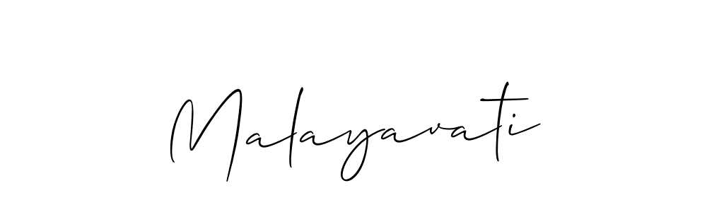 The best way (Allison_Script) to make a short signature is to pick only two or three words in your name. The name Malayavati include a total of six letters. For converting this name. Malayavati signature style 2 images and pictures png