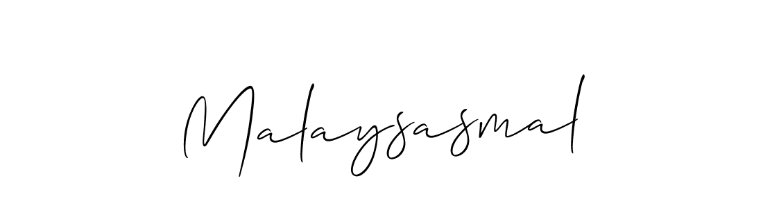 Make a short Malaysasmal signature style. Manage your documents anywhere anytime using Allison_Script. Create and add eSignatures, submit forms, share and send files easily. Malaysasmal signature style 2 images and pictures png