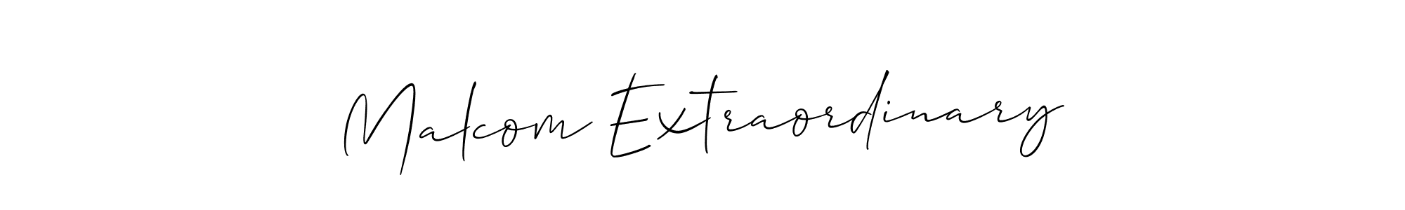 Best and Professional Signature Style for Malcom Extraordinary. Allison_Script Best Signature Style Collection. Malcom Extraordinary signature style 2 images and pictures png