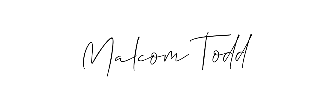Make a beautiful signature design for name Malcom Todd. Use this online signature maker to create a handwritten signature for free. Malcom Todd signature style 2 images and pictures png