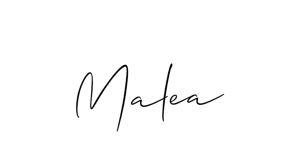 Make a beautiful signature design for name Malea . With this signature (Allison_Script) style, you can create a handwritten signature for free. Malea  signature style 2 images and pictures png