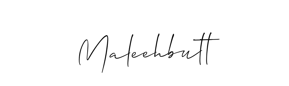 Maleehbutt stylish signature style. Best Handwritten Sign (Allison_Script) for my name. Handwritten Signature Collection Ideas for my name Maleehbutt. Maleehbutt signature style 2 images and pictures png