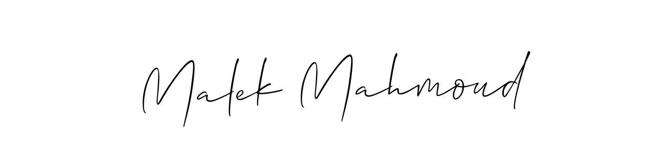 Best and Professional Signature Style for Malek Mahmoud. Allison_Script Best Signature Style Collection. Malek Mahmoud signature style 2 images and pictures png