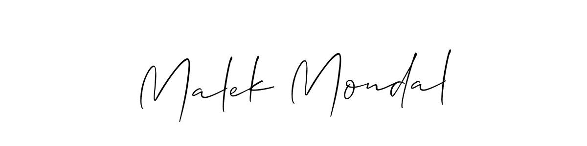 Also You can easily find your signature by using the search form. We will create Malek Mondal name handwritten signature images for you free of cost using Allison_Script sign style. Malek Mondal signature style 2 images and pictures png