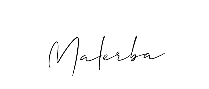 How to make Malerba name signature. Use Allison_Script style for creating short signs online. This is the latest handwritten sign. Malerba signature style 2 images and pictures png