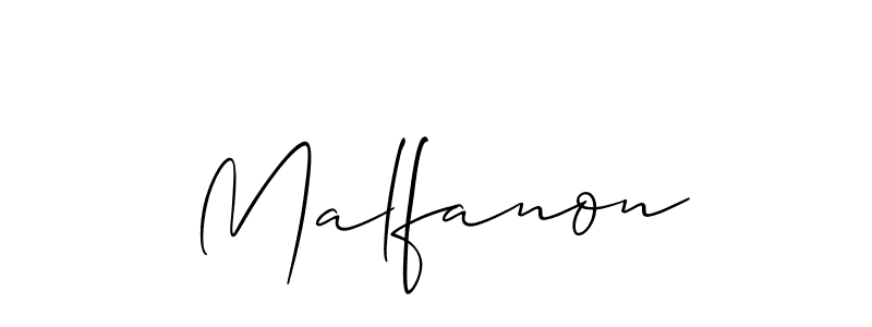 Also we have Malfanon name is the best signature style. Create professional handwritten signature collection using Allison_Script autograph style. Malfanon signature style 2 images and pictures png