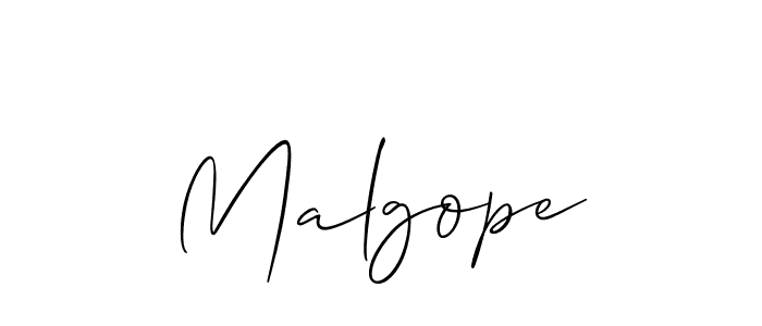 How to Draw Malgope signature style? Allison_Script is a latest design signature styles for name Malgope. Malgope signature style 2 images and pictures png