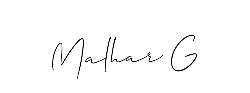See photos of Malhar G official signature by Spectra . Check more albums & portfolios. Read reviews & check more about Allison_Script font. Malhar G signature style 2 images and pictures png