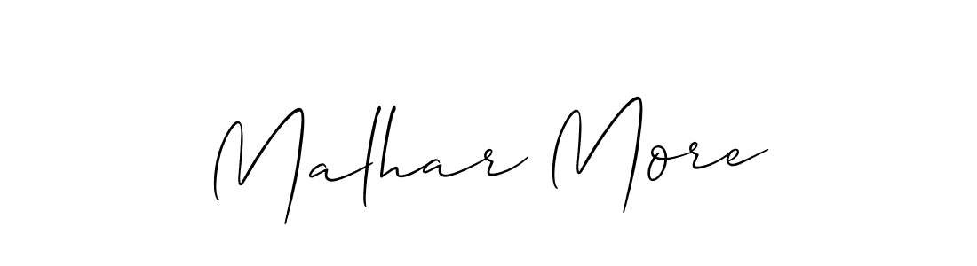 Once you've used our free online signature maker to create your best signature Allison_Script style, it's time to enjoy all of the benefits that Malhar More name signing documents. Malhar More signature style 2 images and pictures png