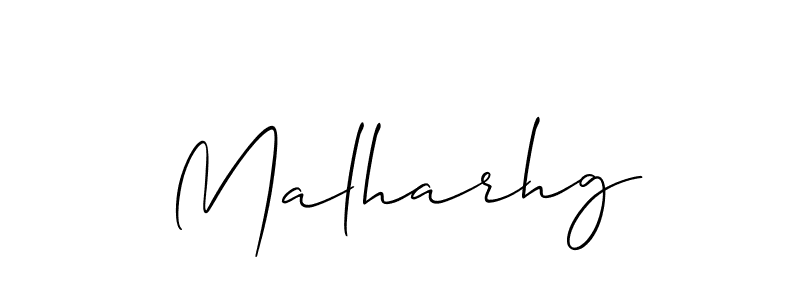 You can use this online signature creator to create a handwritten signature for the name Malharhg. This is the best online autograph maker. Malharhg signature style 2 images and pictures png