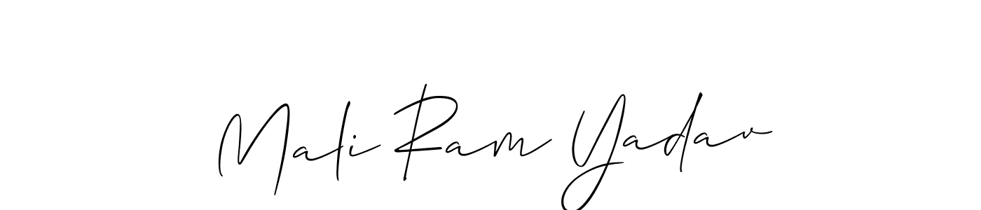 You can use this online signature creator to create a handwritten signature for the name Mali Ram Yadav. This is the best online autograph maker. Mali Ram Yadav signature style 2 images and pictures png