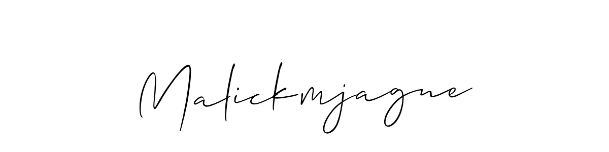 Allison_Script is a professional signature style that is perfect for those who want to add a touch of class to their signature. It is also a great choice for those who want to make their signature more unique. Get Malickmjagne name to fancy signature for free. Malickmjagne signature style 2 images and pictures png