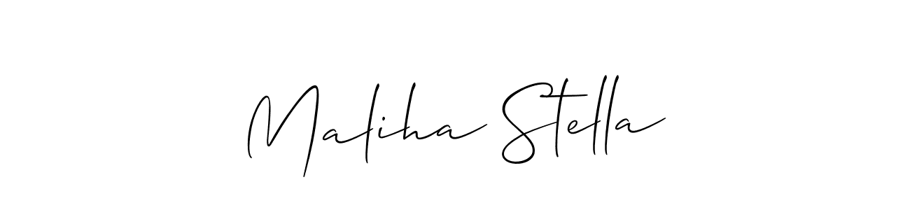 See photos of Maliha Stella official signature by Spectra . Check more albums & portfolios. Read reviews & check more about Allison_Script font. Maliha Stella signature style 2 images and pictures png