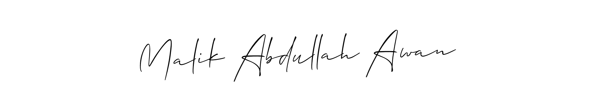 Once you've used our free online signature maker to create your best signature Allison_Script style, it's time to enjoy all of the benefits that Malik Abdullah Awan name signing documents. Malik Abdullah Awan signature style 2 images and pictures png