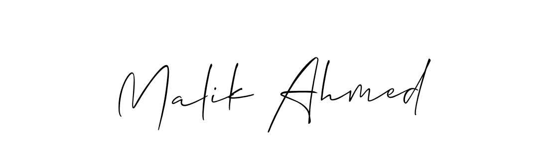 This is the best signature style for the Malik Ahmed name. Also you like these signature font (Allison_Script). Mix name signature. Malik Ahmed signature style 2 images and pictures png